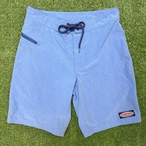 Vineyard Vines Heather Stretch Board Shorts Mens 28 Blue Swim Trunks